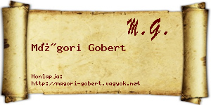Mágori Gobert névjegykártya
